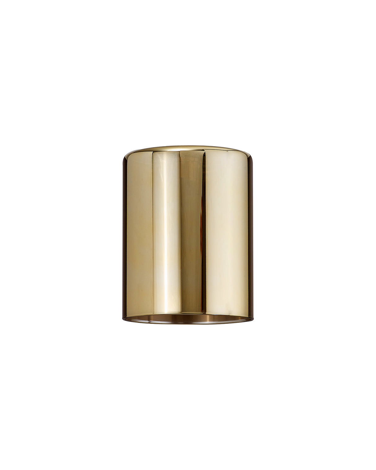 Lathen 120x150mm Medium Cylinder (A) Gold Glass Shade