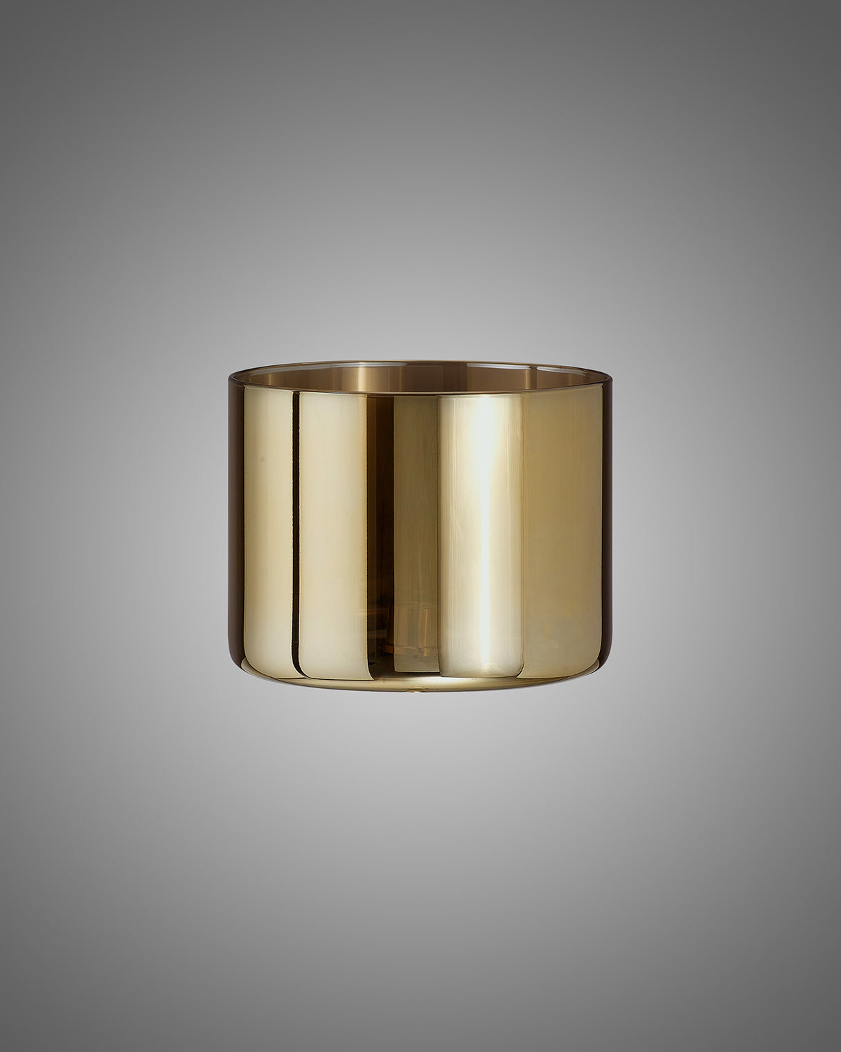 Lathen 150x110mm Short Cylinder (A) Gold Glass Shade