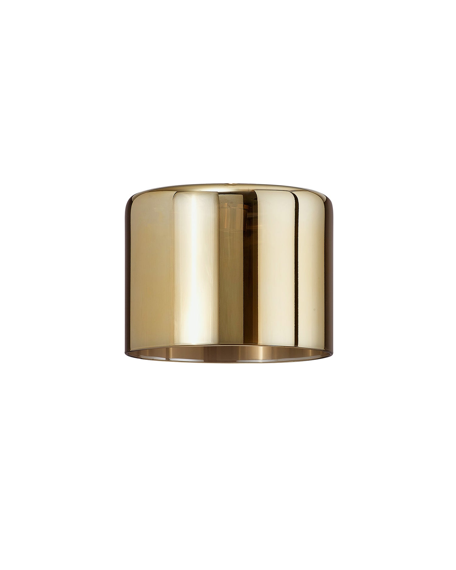 Lathen 150x110mm Short Cylinder (A) Gold Glass Shade