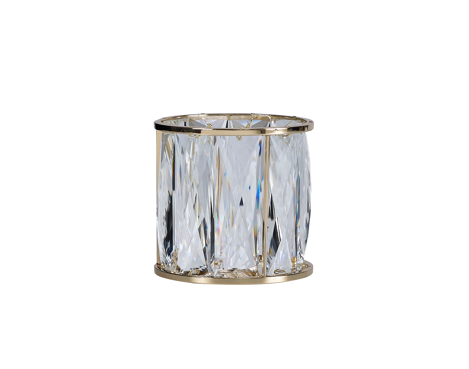 Swindlehirs 10.8cm Non-Electric French Gold / Clear Crystal Shade (A),