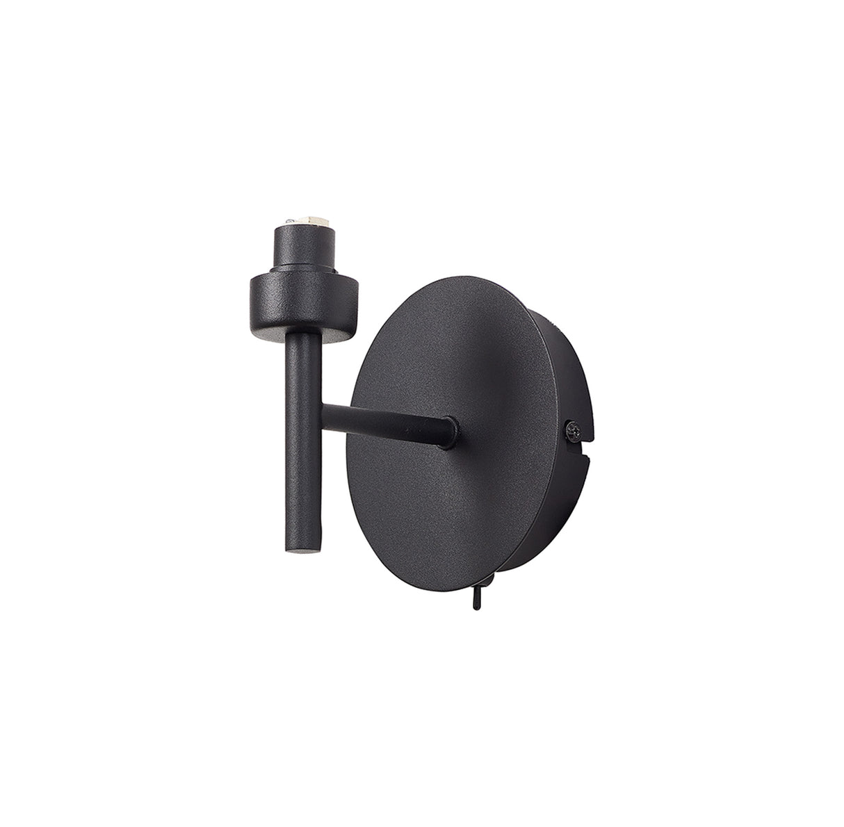 Lathen Satin Black 1 Light G9 Universal Switched Wall Lamp, Suitable For A Vast Selection Of Glass Shades