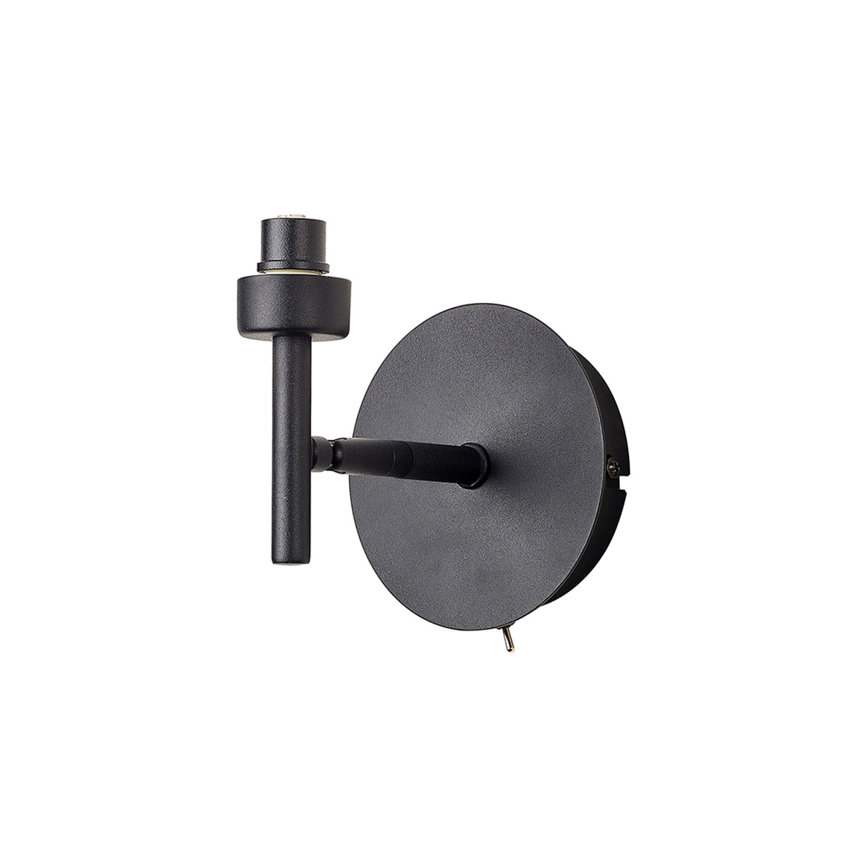 Lathen Satin Black 1 Light Adjustable G9 Universal Switched Wall Lamp, Suitable For A Vast Selection Of Glass Shades