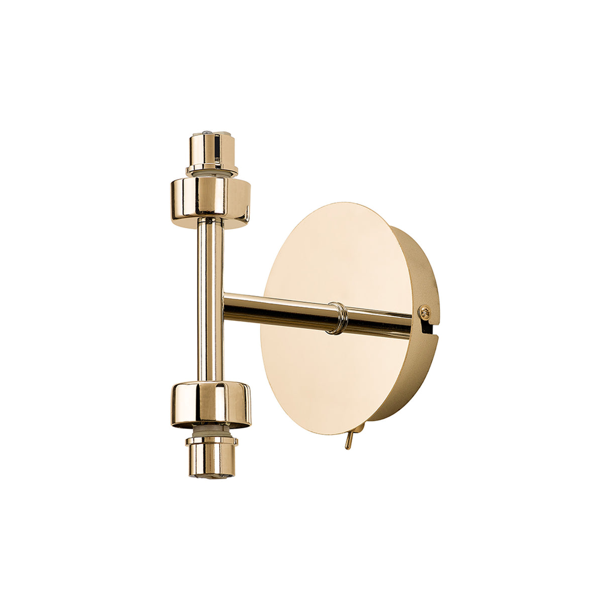 Lathen French Gold 2 Light G9 Universal Switched Up / Down Wall Lamp, Suitable For A Vast Selection Of Glass Shades