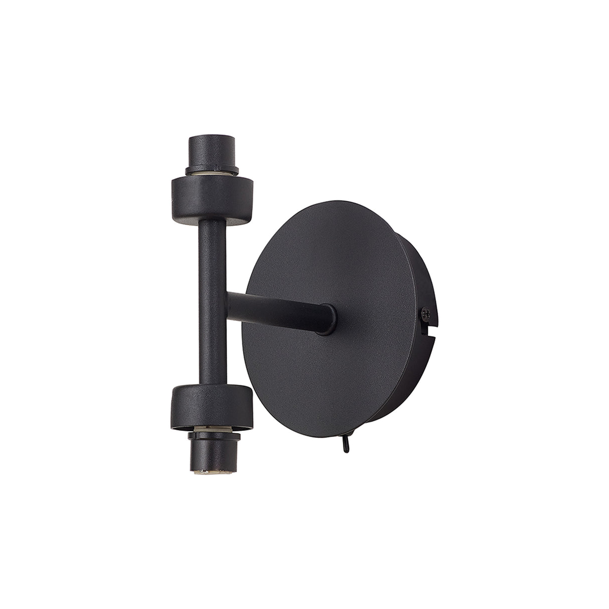Lathen Satin Black 2 Light G9 Universal Switched Up / Down Wall Lamp, Suitable For A Vast Selection Of Glass Shades