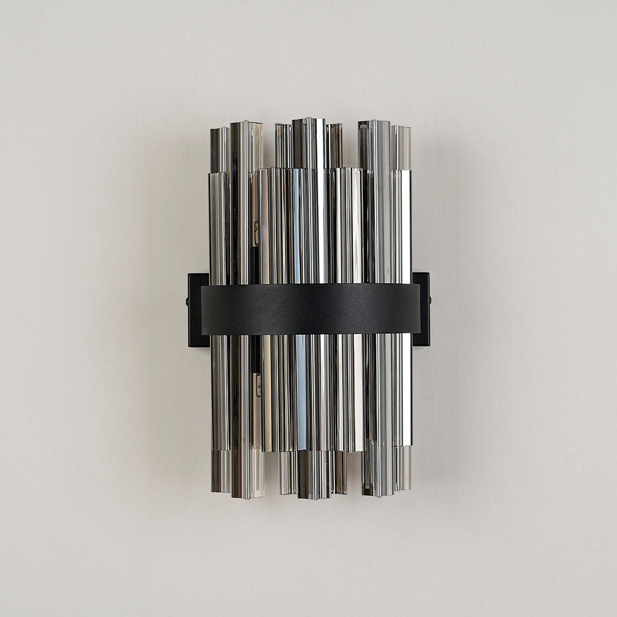 Melville 4 Light G9, Wall Light, Satin Black / Smoke