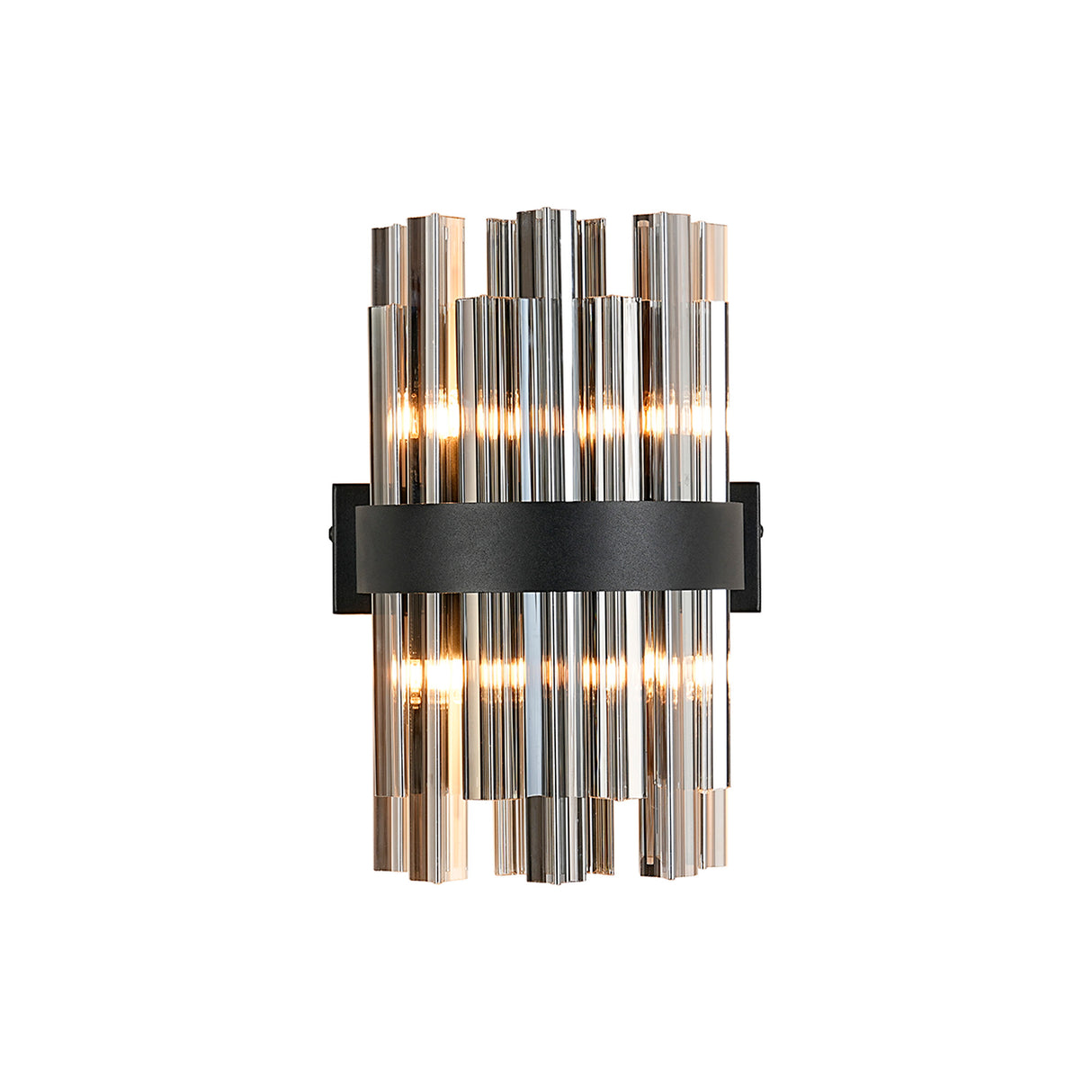 Melville 4 Light G9, Wall Light, Satin Black / Smoke
