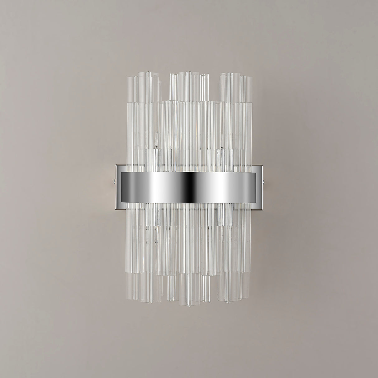 Melville 4 Light G9, Wall Light, Polished Nickel / Clear