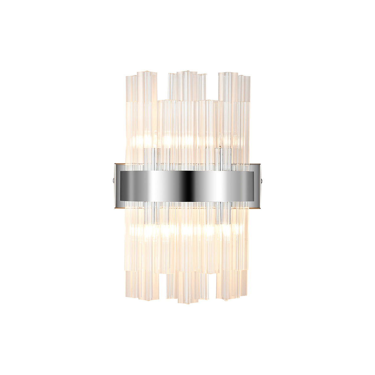 Melville 4 Light G9, Wall Light, Polished Nickel / Clear