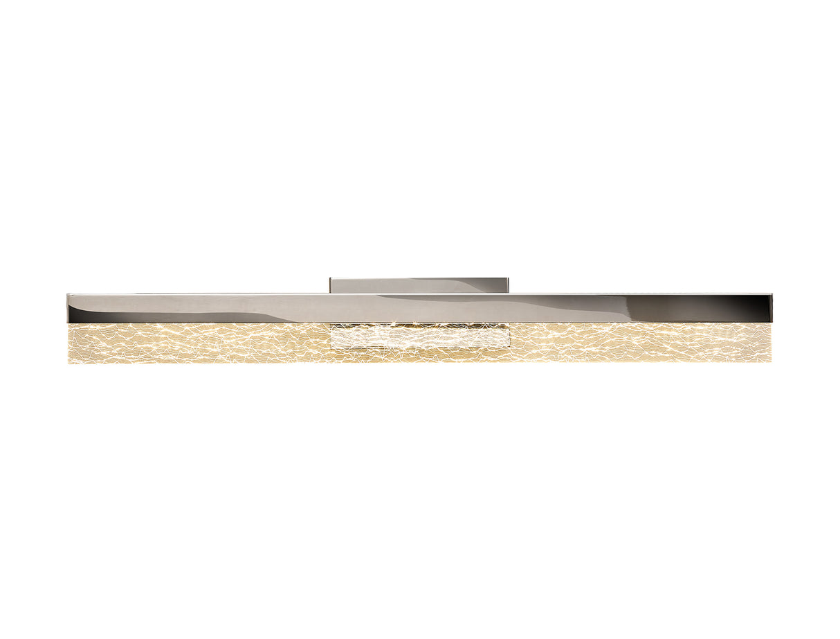 Pascoe Wall Lamp, 12W LED, 3000K, 1000lm, IP44, Polished Chrome, 3yrs Warranty