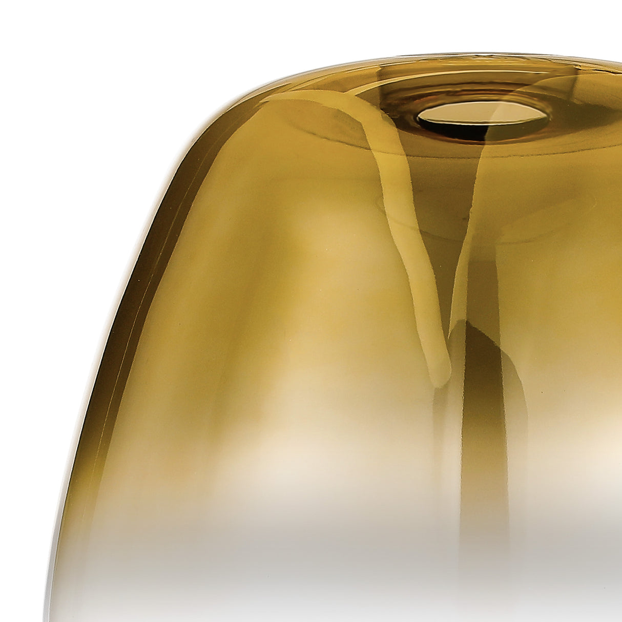 Allardyce 28cm Trapezium Glass (H), Gold Fade/Clear