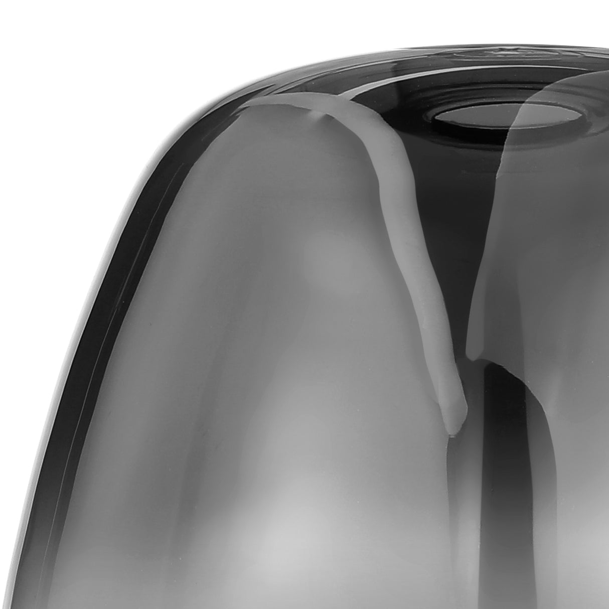 Allardyce 28cm Trapezium Glass (H), Smoke Fade/Clear