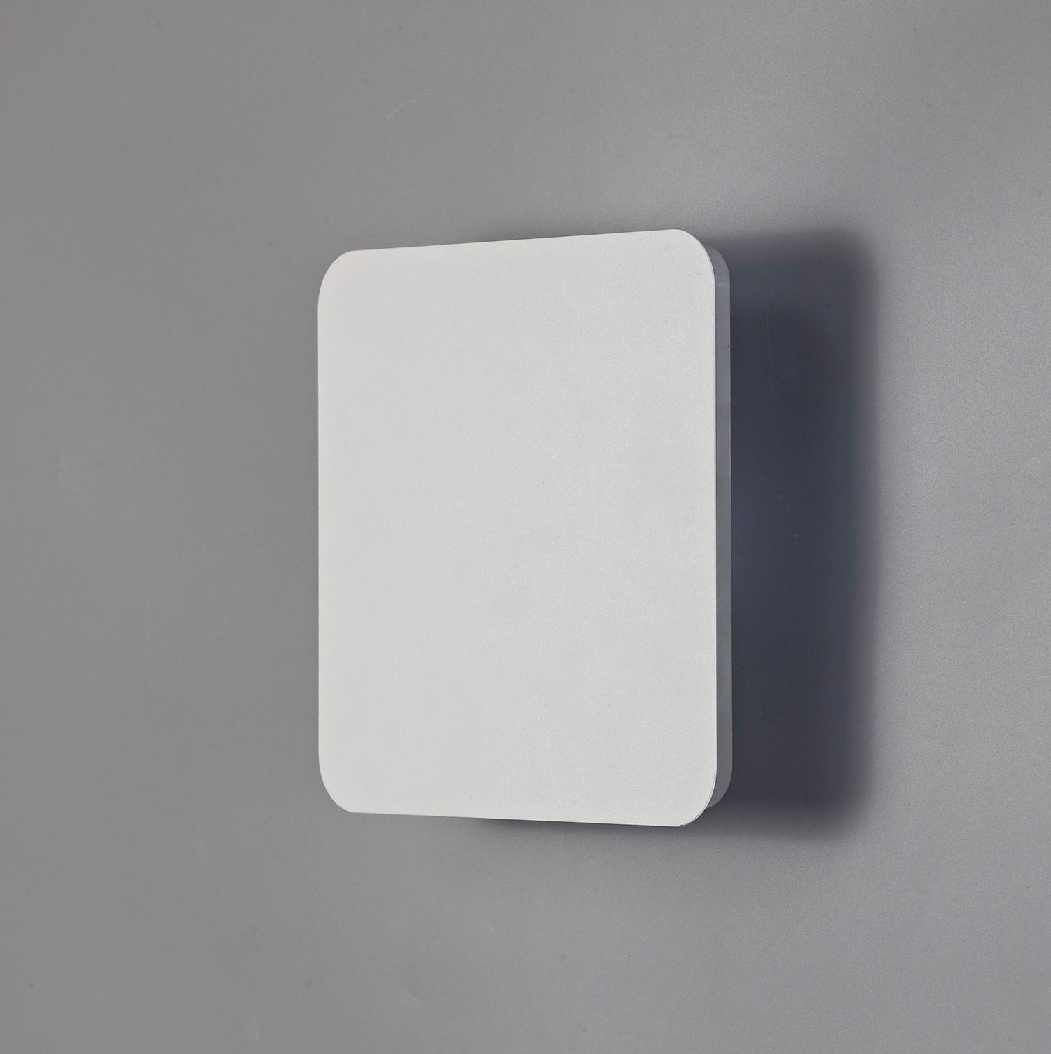 Proctor Magnetic Base Wall Lamp, 12W LED 3000K 498lm, 20/19cm Square Centre, Sand White/Acrylic Frosted Diffuser