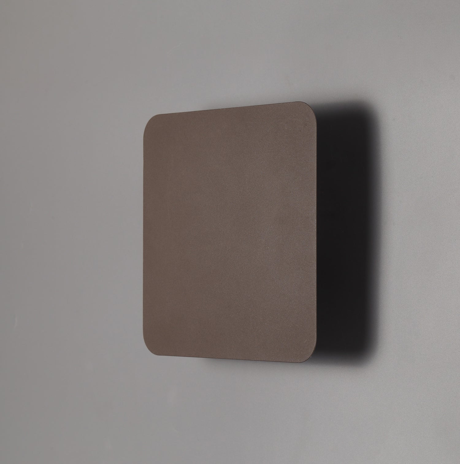 Proctor Magnetic Base Wall Lamp, 12W LED 3000K 498lm, 20cm Square, Coffee