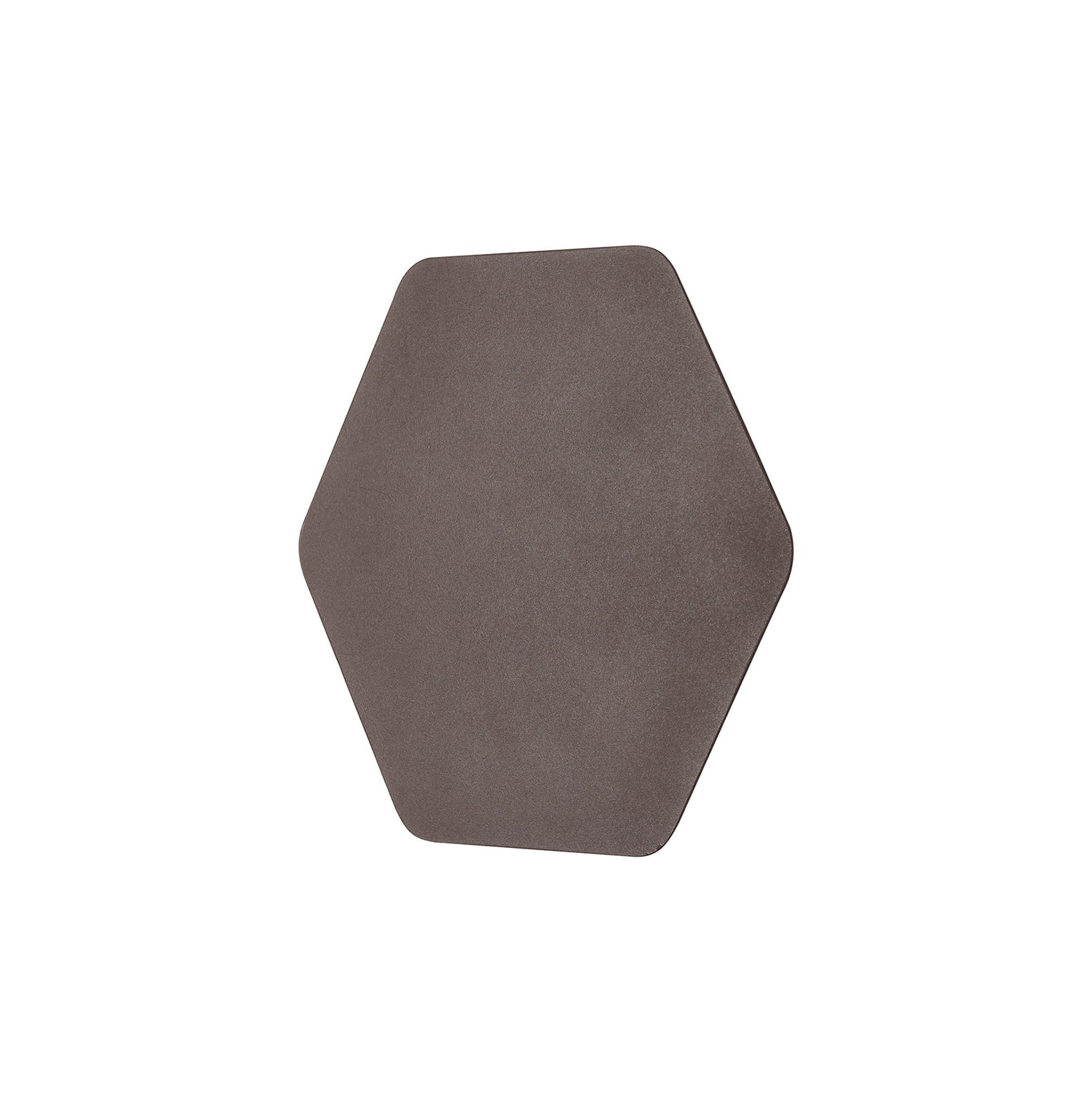 Proctor Magnetic Base Wall Lamp, 12W LED 3000K 498lm, 20cm Horizontal Hexagonal, Coffee