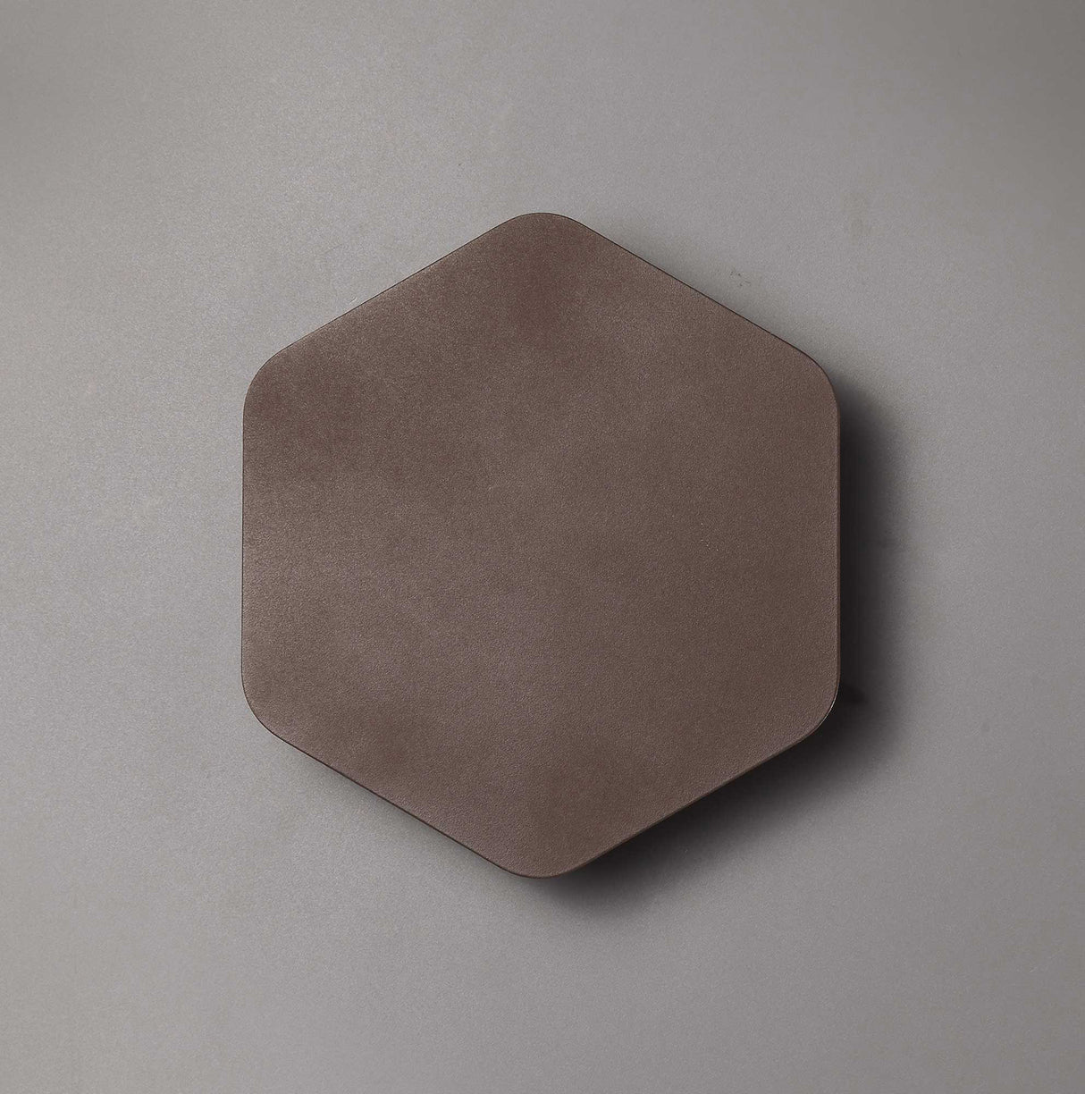 Proctor Magnetic Base Wall Lamp, 12W LED 3000K 498lm, 20cm Vertical Hexagonal, Coffee