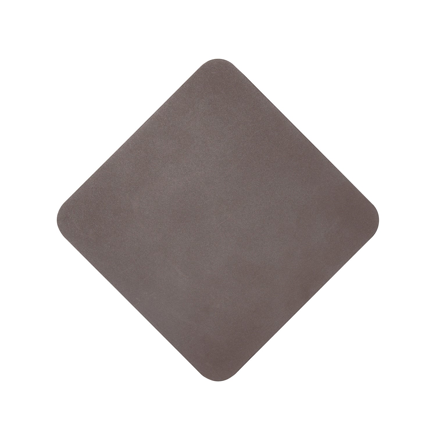 Proctor Magnetic Base Wall Lamp, 12W LED 3000K 498lm, 20/19cm Diamond Centre, Coffee/Acrylic Frosted Diffuser
