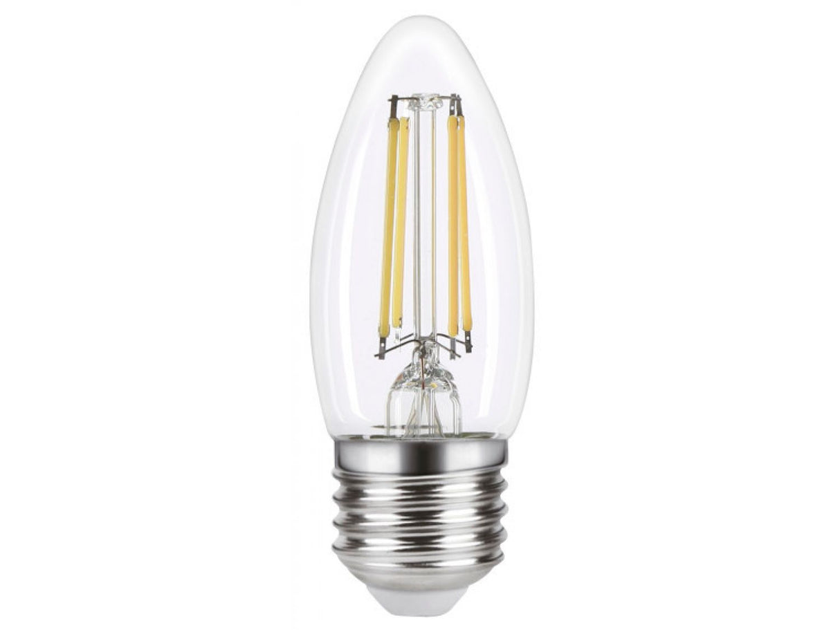 Integral LED 4.2W 4000K E27 Dimmable Candle Omni Filament Glass Light Bulb - ILCANDE27DE076