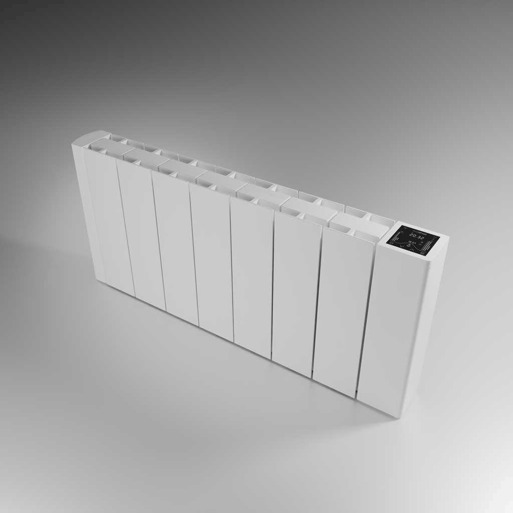 Ecostrad iQ Ceramic 1500W Low-Level WiFi Electric Radiator White – IQ-C-15-L