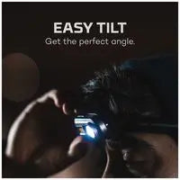 NEBO SPORTS Einstein 400 Rechargeable Head Torch - NEB-HLP-0005-G