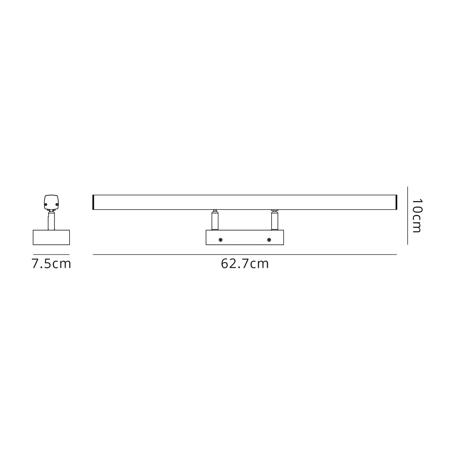 Bennett Wall Lamp Large Adjustable, 1 x 18W LED, 4000K, 1784lm, IP44, Polished Chrome, 3yrs Warranty