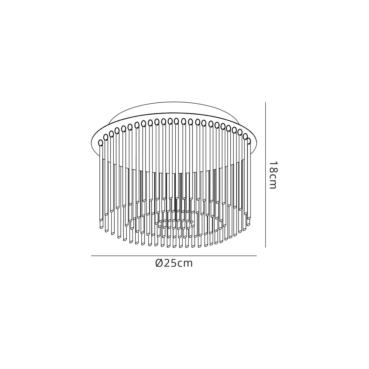 Baker Ceiling Light, 4 x G9, IP44, Polished Chrome/Clear Glass