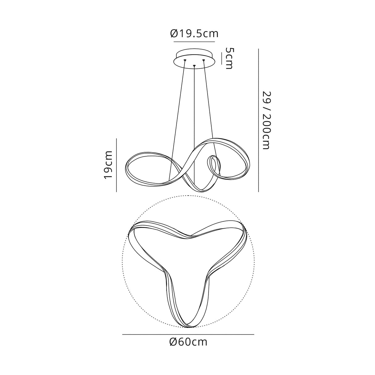 Collins Small Pendant, 1 x 30W LED, 3000K, 1800lm, Sand Gold, 3yrs Warranty