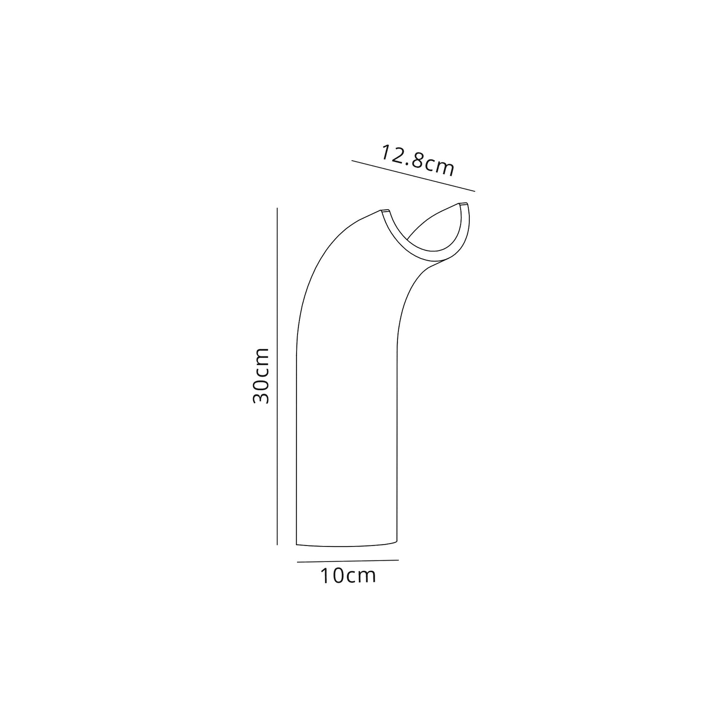 Waldron Uplighter Wall Lamp, 1 x 4.5W LED, 3000K, 275lm, White Paintable Gypsum, 3yrs Warranty