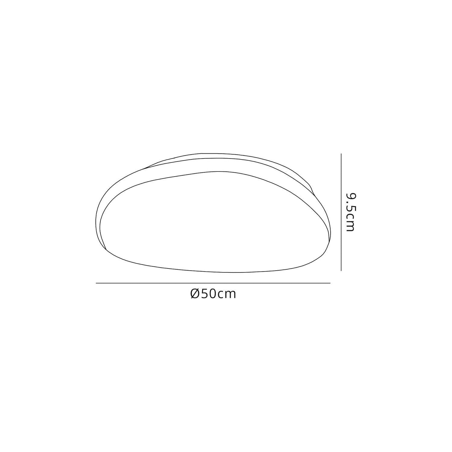 Palmer Ceiling, 1 x 24W LED, 4000K, 1614lm, IP44, White Acrylic, 3yrs Warranty
