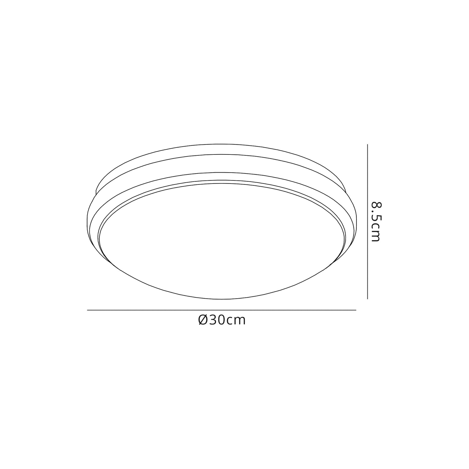 Pitt Ceiling, 1 x 12W LED, 4000K, 3-Step-Dimmable, 565lm, IP44, Soft Bronze/White, 3yrs Warranty