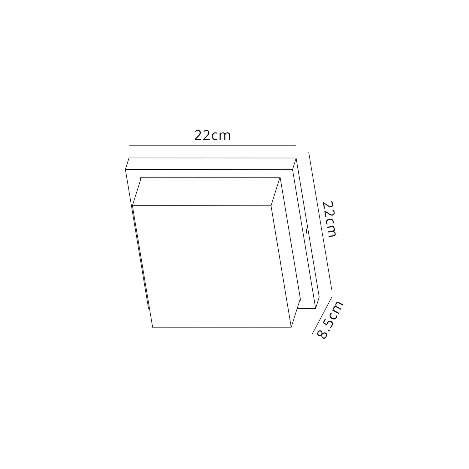 Agboola Wall Lamp, 2 x E27, IP65, Anthracite/Clear PC, 2yrs Warranty