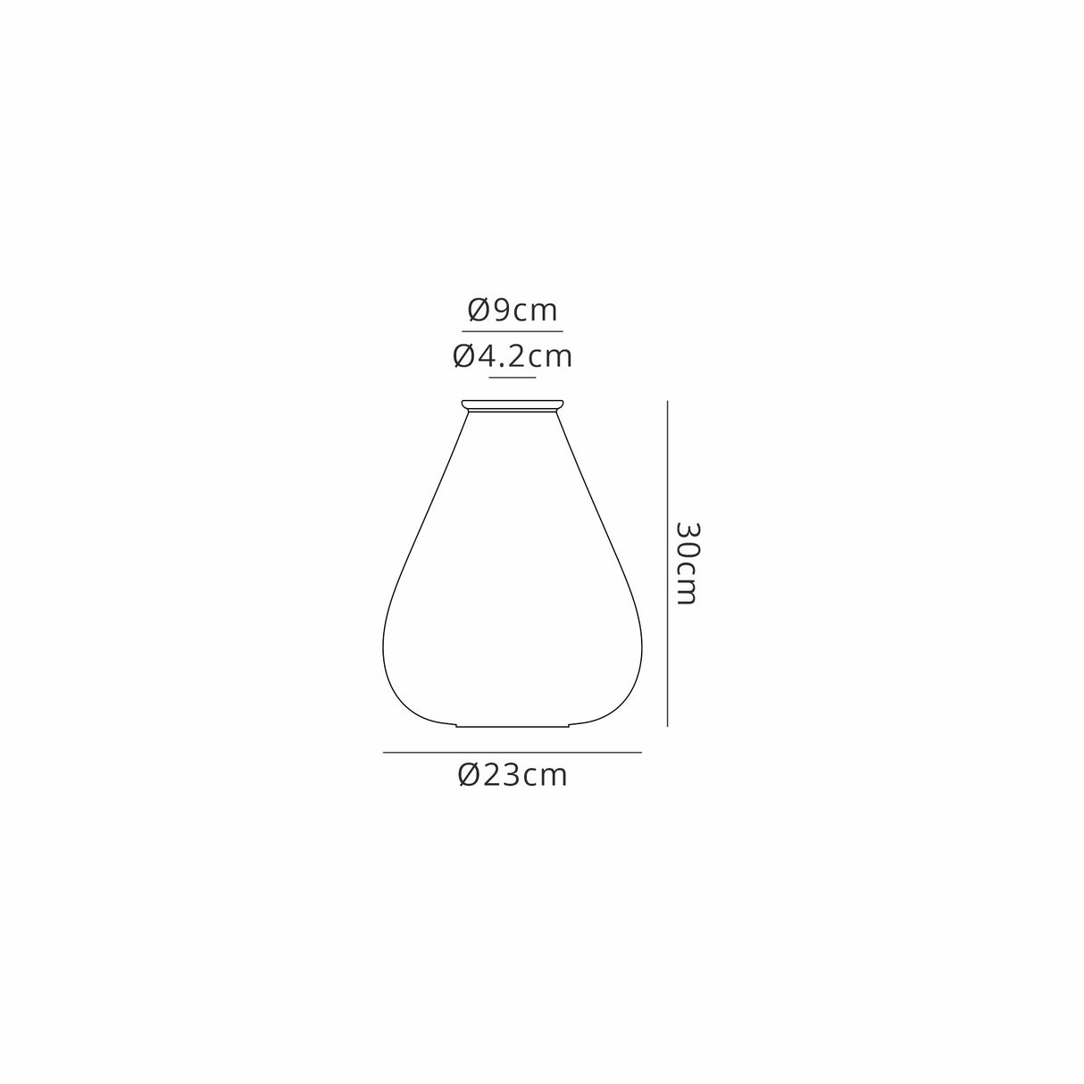 Rowell Narrow Inky Black Glass (A),