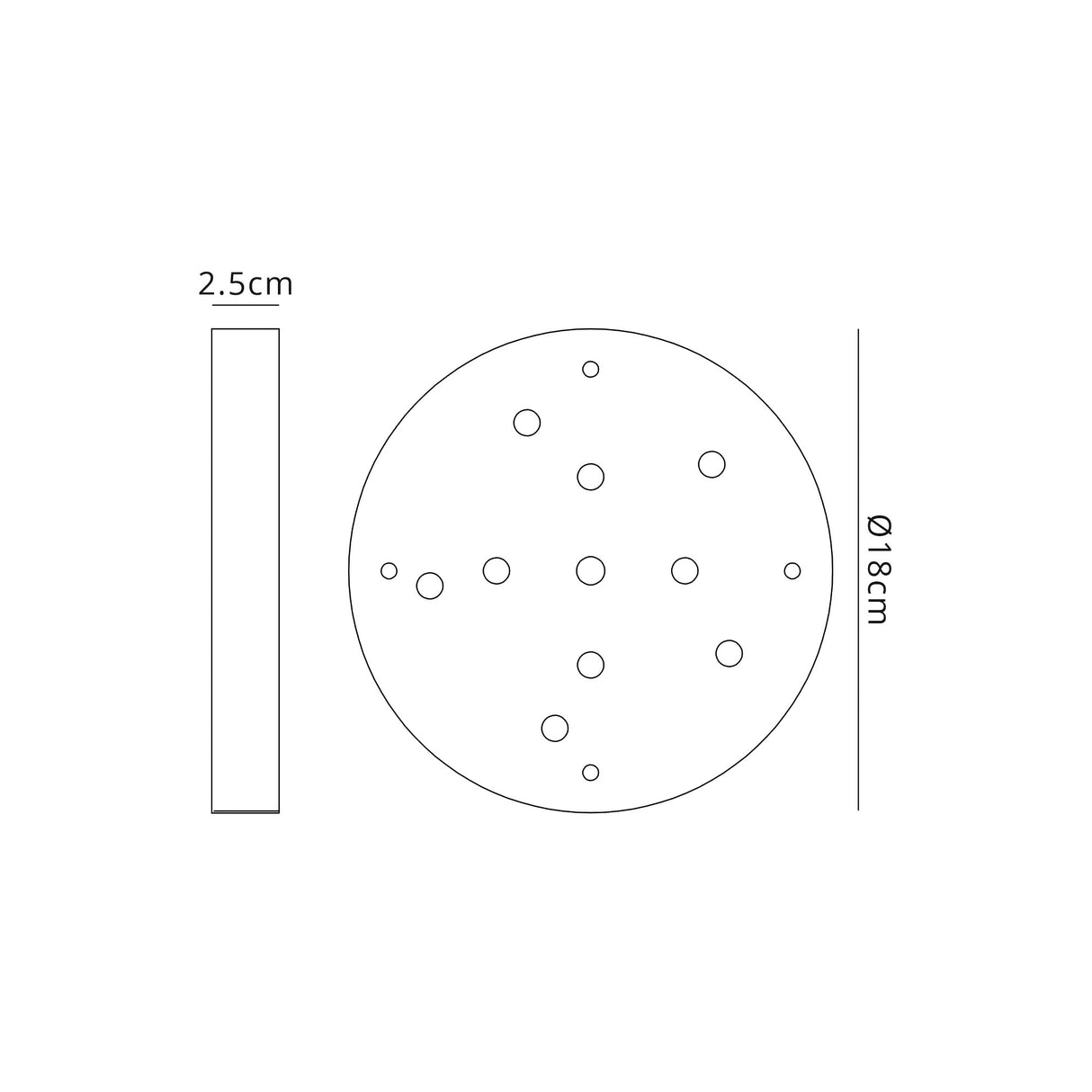 Robson 9 Hole Canopy Kit, White