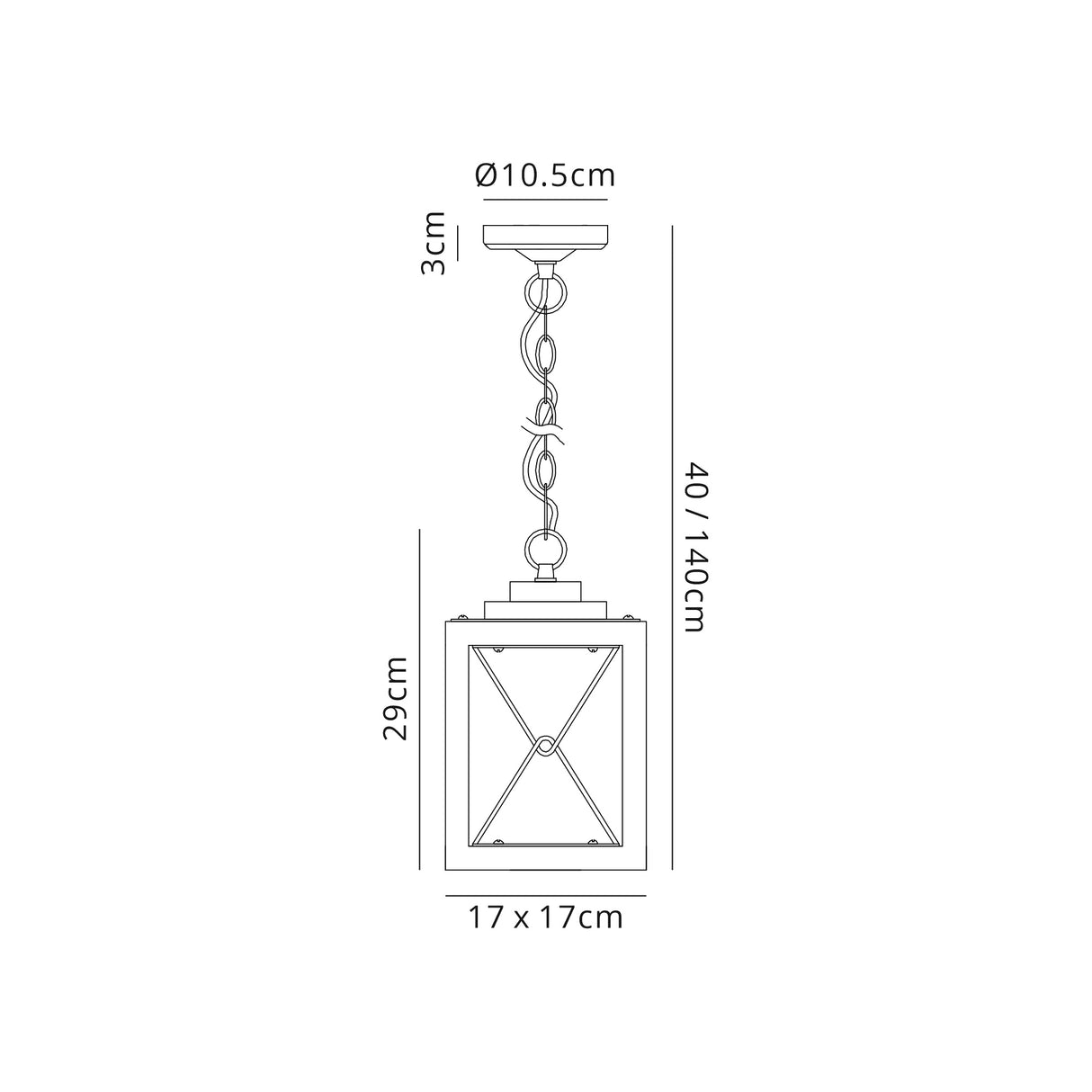 Doyle Pendant, 1 x E27, Wood Effect & Black/Clear Glass, IP54, 2yrs Warranty