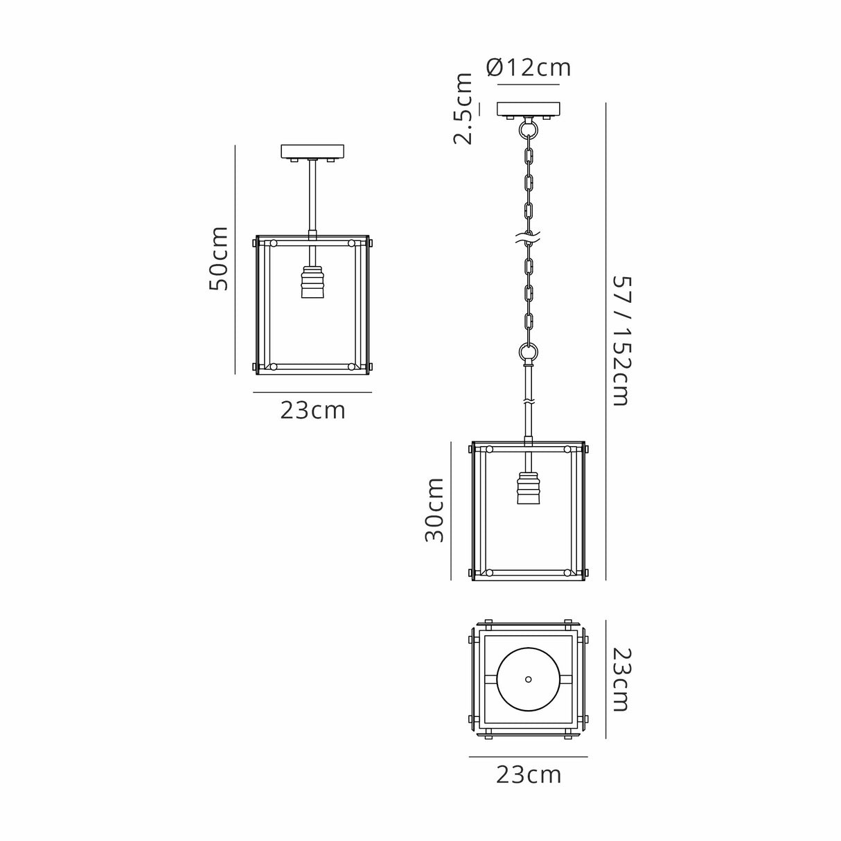 Bolton Pendant, 1 Light E27, Matt Black / Chrome / Clear Glass