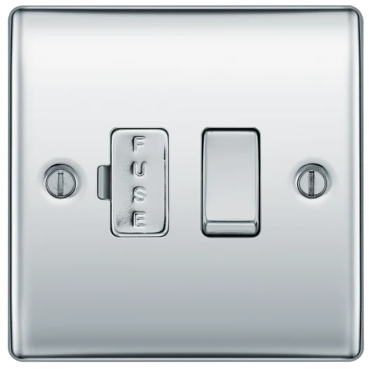 BG Nexus Metal , 13A Switched Fused Connection Unit in VARIOUS COLOURS