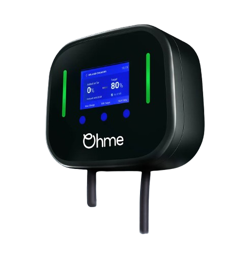 OHME HOME PRO TETHERED SMART CHARGER 5MTR CABLE 7.4KW - OHME0002GB002