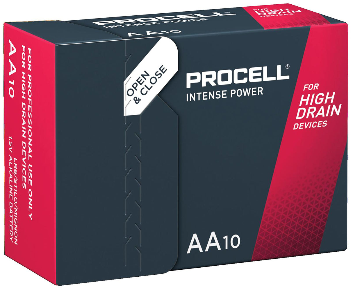 Procell Intense AA Alkaline Battery - Pack of 10