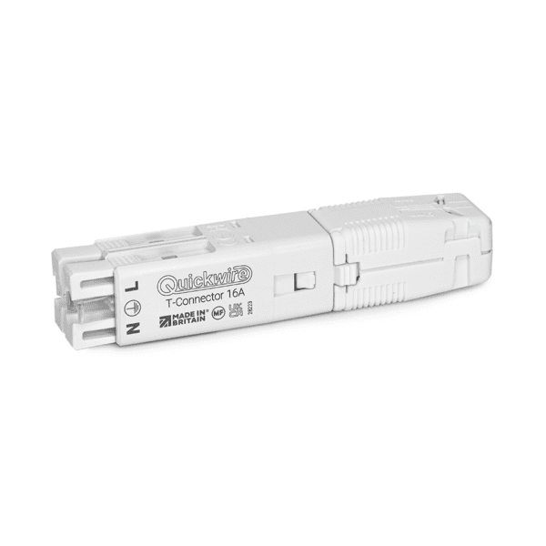 QUICKWIRE - QTPS3 - T-CONNECTOR 3 POLE PLUG & SOCKET 16A