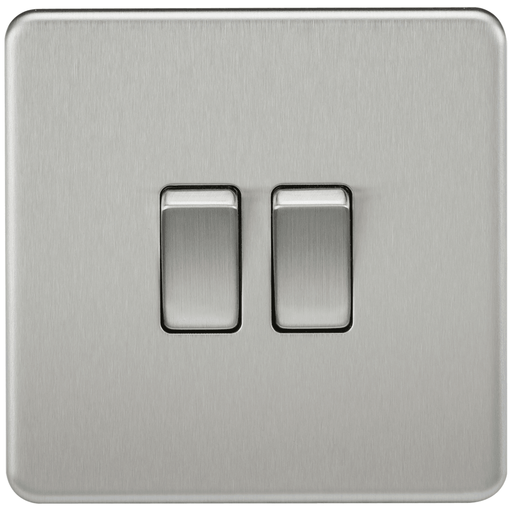 Knightsbridge 10AX 2G 2-way Switch - in VARIOUS COLOURS