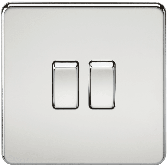 Knightsbridge 10AX 2G 2-way Switch - in VARIOUS COLOURS