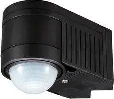 360° Corner PIR Motion Sensor Black -  ZN-25152-BLK