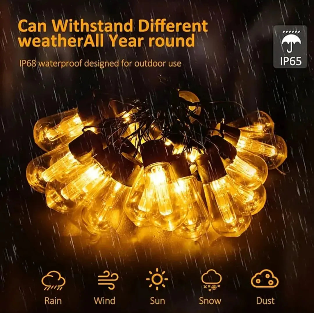 Ener-J LED Filament Bulb Festoon Light Kit 15m Flame Effect - T607