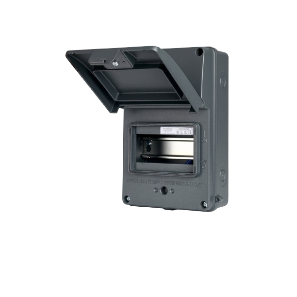 FuseBox A65E06MGY - IP65 Grey 6-Module Consumer Unit