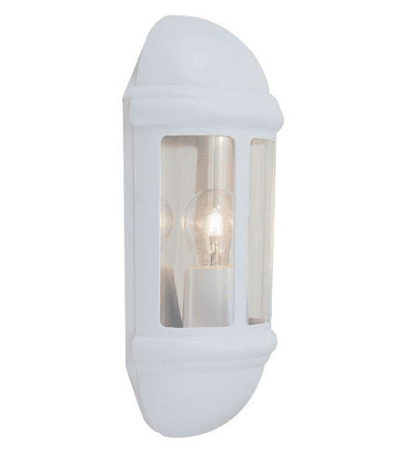 LATINA E27 HALF LANTERN WHITE