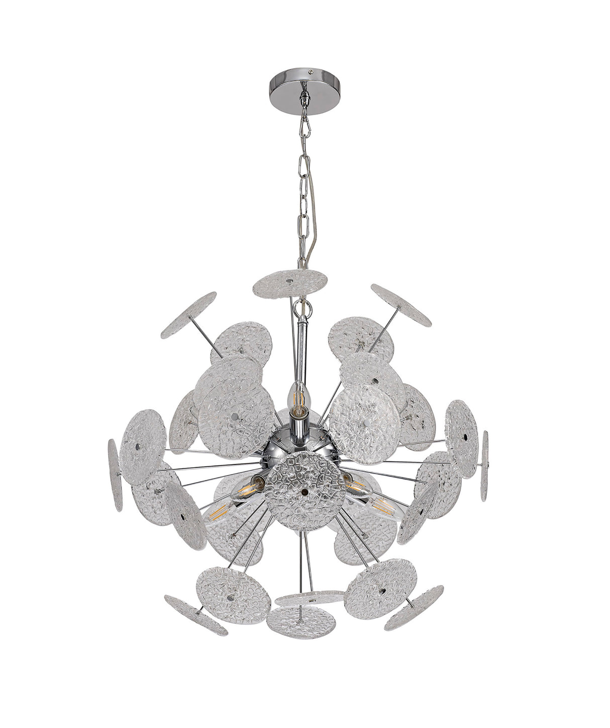 Ashurst Pendant,10 x E14, Polished Chrome