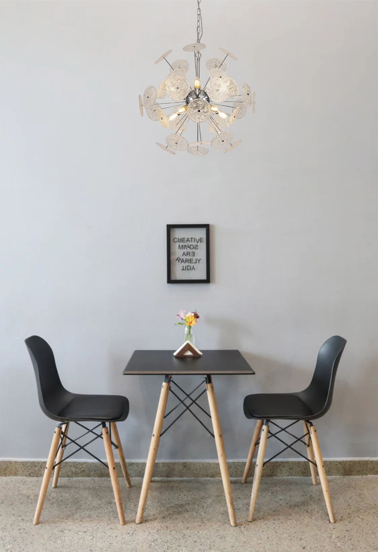 Ashurst Pendant,10 x E14, Polished Chrome