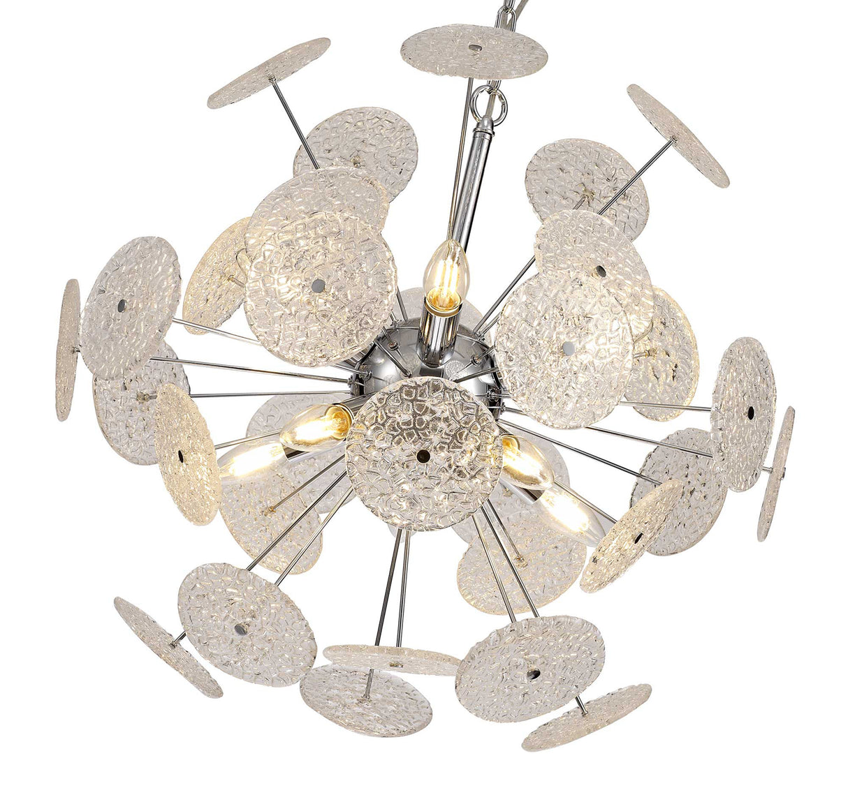 Ashurst Pendant,10 x E14, Polished Chrome