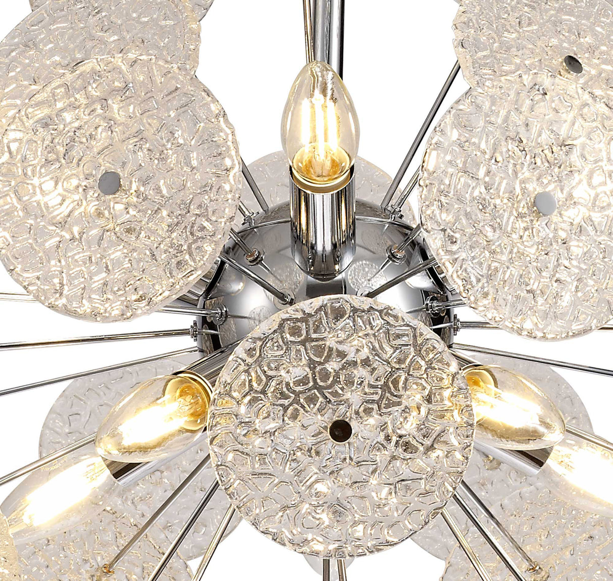 Ashurst Pendant,10 x E14, Polished Chrome