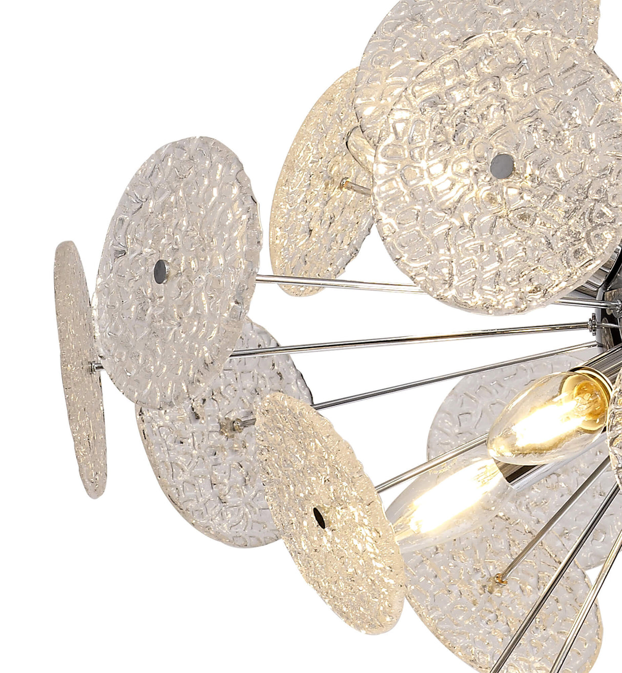 Ashurst Pendant,10 x E14, Polished Chrome