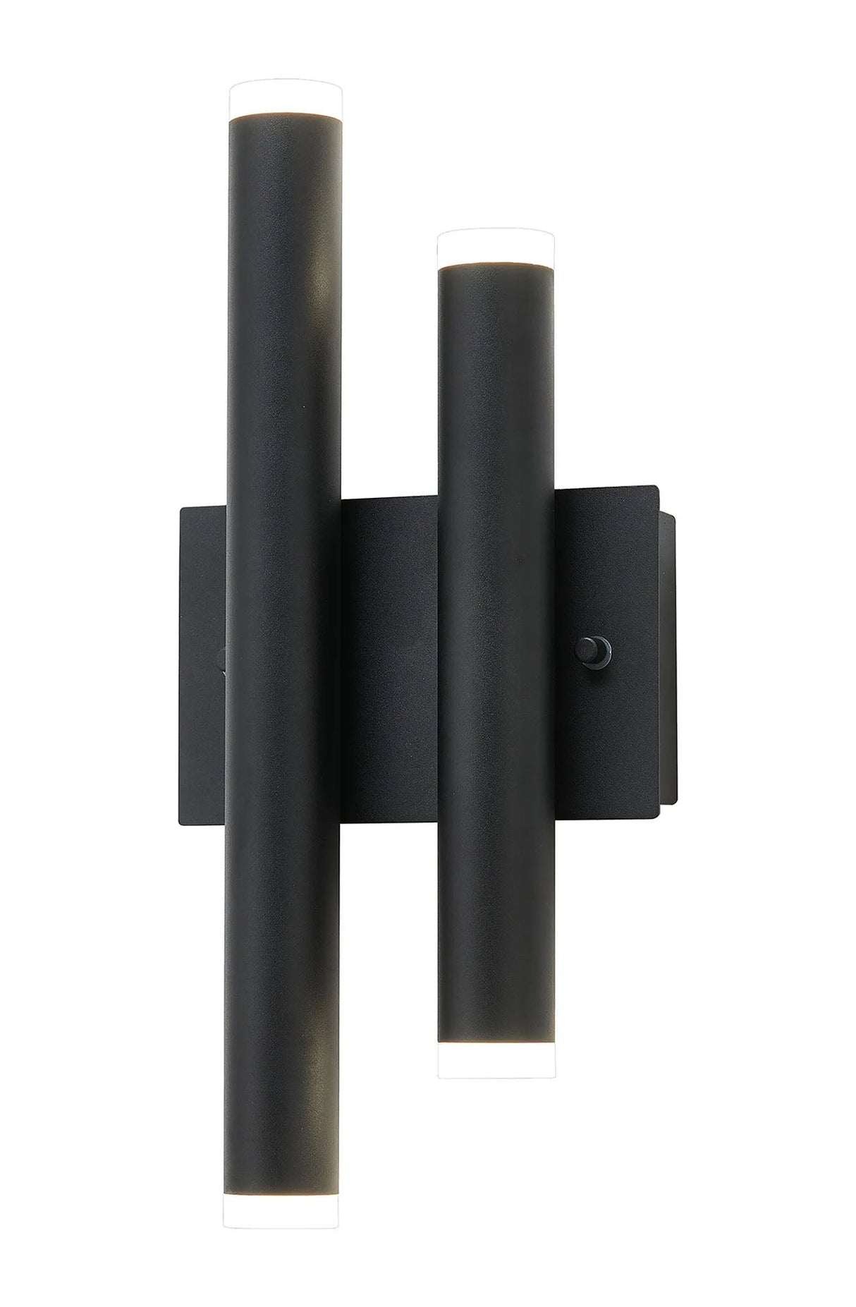 Bellfit 2+2 Light Wall Light, 12W LED, 4000K, 740lm, IP44, Satin Black, 3yrs Warranty